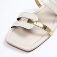 thumbnail image 4 of B91xZ Unisex-Adult Comfort Slide Sandal Quick Drying Non Slip Shower Slides Bathroom Sandals,White 7, 4 of 5