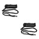 thumbnail image 1 of Methold Correa para perros Suministros para mascotas Cuerda para cachorros Cuerda manos libres Retráctil Mano de obra fina práctico Saco deportivo Negro 2piezas Methold  CBP156419, 1 of 6