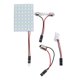 thumbnail image 1 of Panel de luz de techo interior para coche SMD 1210 de 48 LED, color blanco, con adorno T10 BA9S., 1 of 5