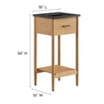thumbnail image 3 of Zaire Bathroom Vanity in Natural Black, 3 of 9
