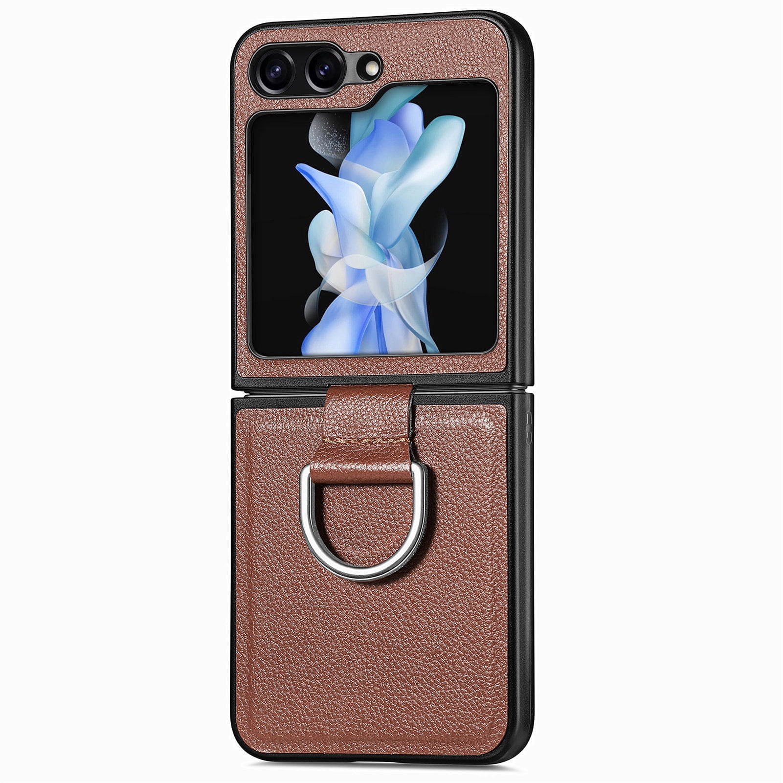 Allytech Galaxy Z Flip 5 Case, Samsung Z Flip 5 Case, PU Leather Slim