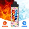 thumbnail image 5 of Uemuo Dinosaur 18OZ Insulated Kettle, Sports Water Bottle, Stainless Steel Kettle, Vacuum Insulated Flask, Flip Lid Travel Mug, 5 of 7