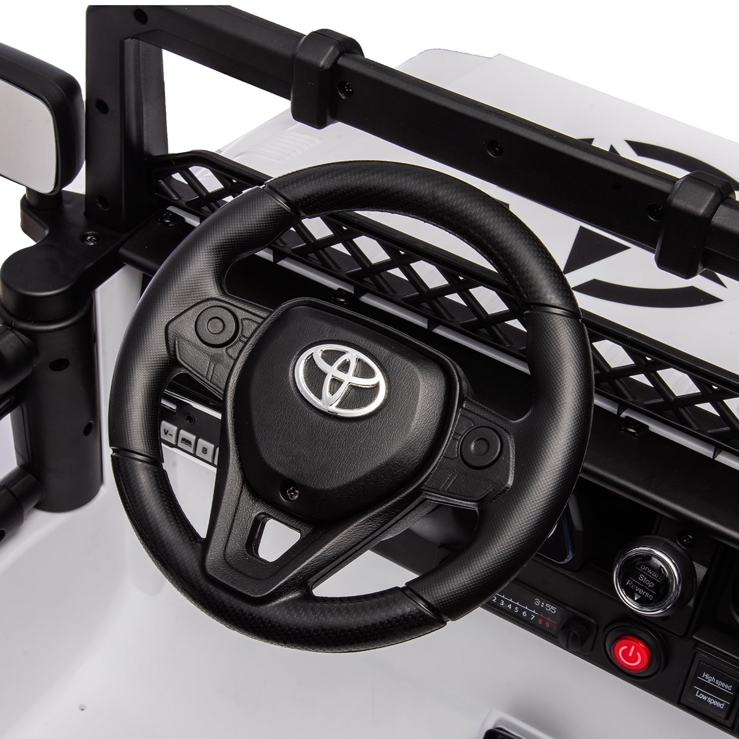 CIPACHO Licensed TOYOTA FJ Cruiser 12V Powered Ride On Car 2.4G with Parents Remote Control, Electric Car for Kids, White CIPACHO Licensed TOYOTA FJ Cruiser 12V Powered Ride On Car 2.4G with Parents Remote Control, Electric Car for Kids, White