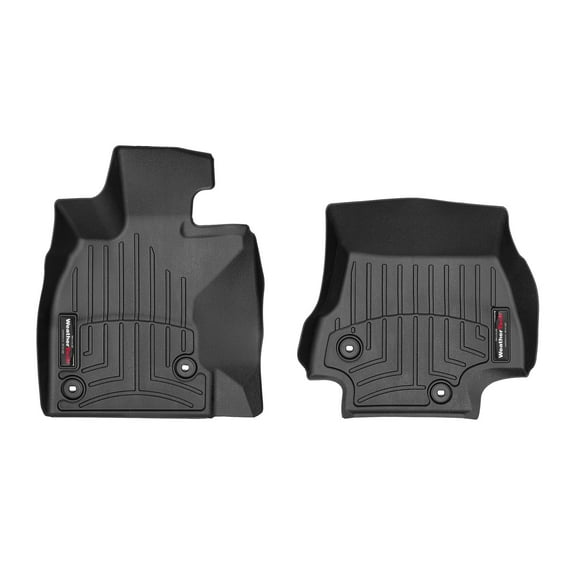 WeatherTech Custom Fit FloorLiners compatible with Lexus LS, LS Hybrid - 1st Row (Driver & Passenger), Black