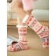 thumbnail image 5 of Calcetines navideños para mujer, con forro polar cálido, tejidos antideslizantes Eccomum Estilo 4, 5 of 6