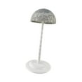 thumbnail image 1 of Soporte para la cabeza, organizador de gorras con cúpula de encaje, cabeza de maniquí para peinar el cabello Gris, 1 of 8