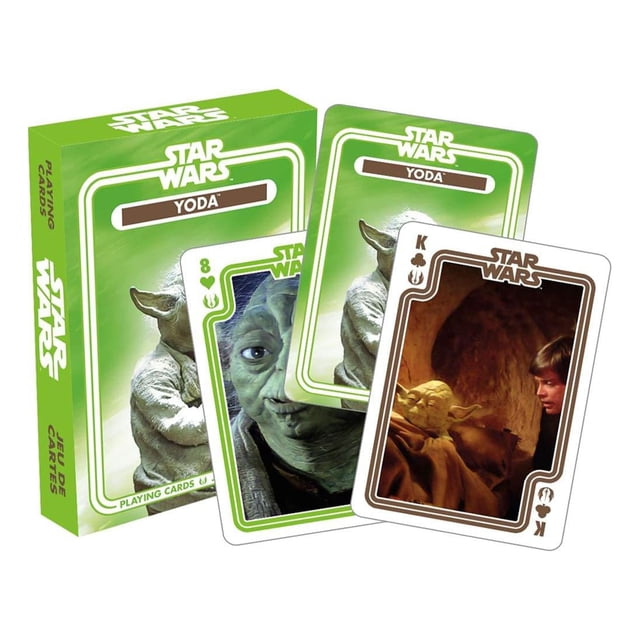 Juego de cartas con temática de Yoda de STAR WARS con licencia oficial