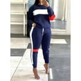 thumbnail image 2 of Gvmfive Women 2 pcs Outfits Long Sleeve Sweatshirt Sweatpants Sports Joggers Tracksuit Set, 2 of 4