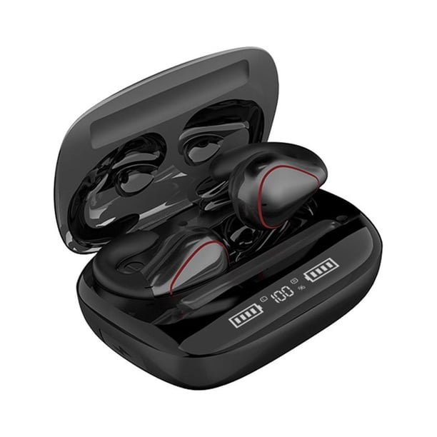 Auriculares Matsuzay Conducción Ósea Bluetooth 5.0 Estuche de Carga Gancho para la Oreja Negro