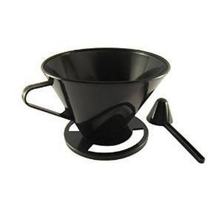 Gourmet Single Cup Pour Over Coffee Brewer Dripper with Coffee Scoop