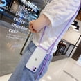 thumbnail image 1 of Funda de teléfono con correa para el cuello y el hombro para iPhone 11 Pro Max 12 XS X XR 8 7 Plus SE 2020, funda blanda transparente con cordón cruzado Tan Jianjun unisex, 1 of 2