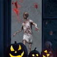 thumbnail image 4 of Bloody Halloween Decorations Spooky Door Cover, Horror Zombie Window Clings, Scary Halloween Party Wall Decal Bedroom Inside Decor, 4 of 5