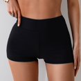 thumbnail image 2 of vigerkar Women High Waisted Swim Shorts Bikini Bottoms Black, L, 2 of 7