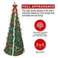 thumbnail image 3 of Christmas Tree Fully Decorated Dressed Pre-Lit 9 Ft Pull Up Pop Up with Storage Bag Includes Holiday Decorations, Ornaments, Pinecones, Stand and Warms Lights, 3 of 4