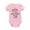 Pink, variant on Gessp Baby Onesies Baby Baby Short Sleeve Bodysuits(White,6-9 Months)
