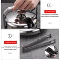 thumbnail image 2 of 1.3L Ice Bucket With Lid And Strainer Stainless Steel Ice Bucket Double Wall Ice  Container, 2 of 8