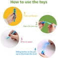 thumbnail image 2 of 4 Pack Invisible Ink Pens with uv Light, 2021 Upgraded Disappearing Spy Pens for Party Favors, Christmas, Thanks Giving Day, Magic Marker for Secret Message and Goodies Bags Toy, 2 of 6