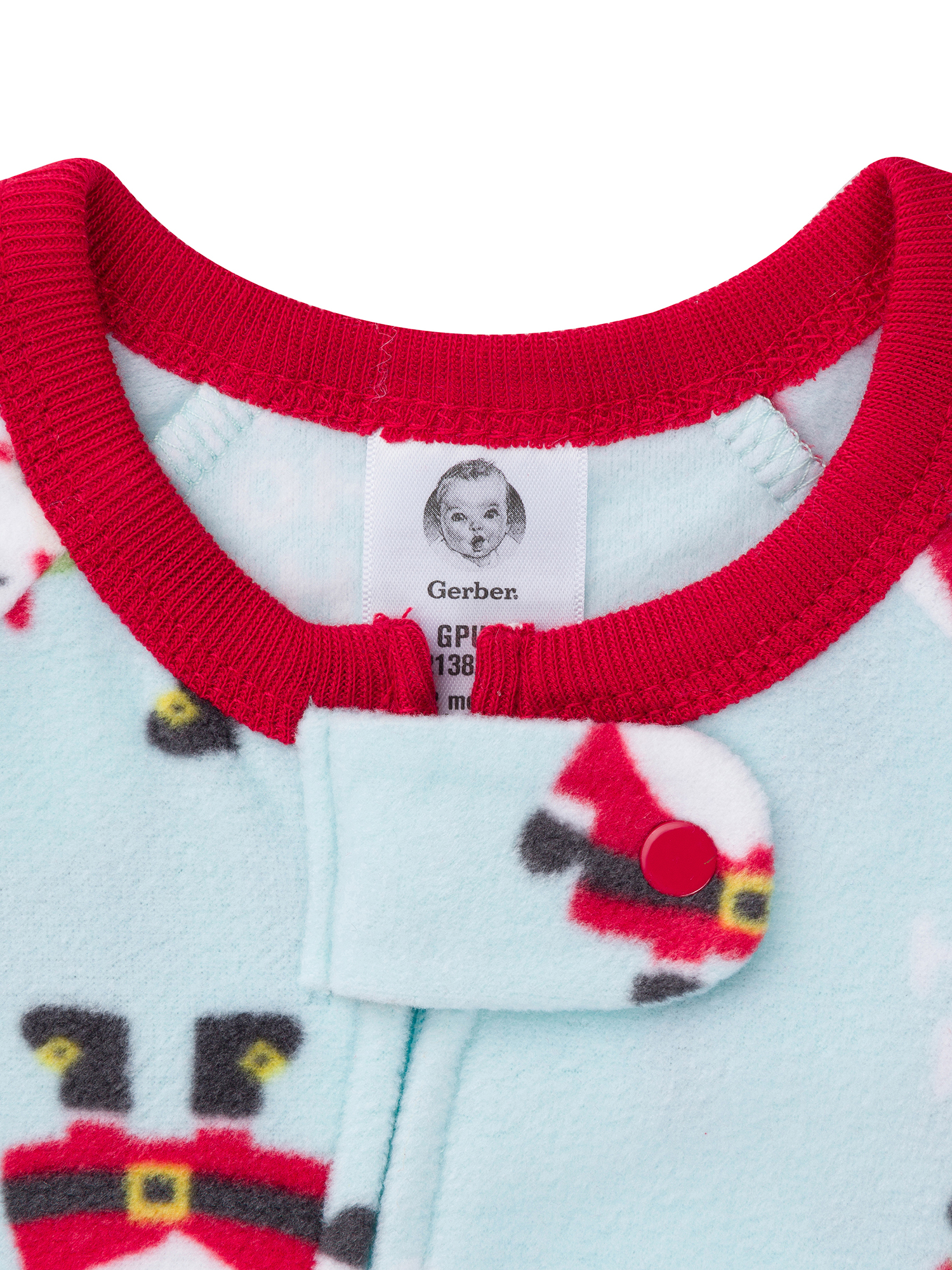 Gerber Baby & Toddler Boy or Girl Gender Neutral Christmas Microfleece Blanket Sleeper Pajama, 2-Pack (0/3 Months-5T) - image 2 of 6