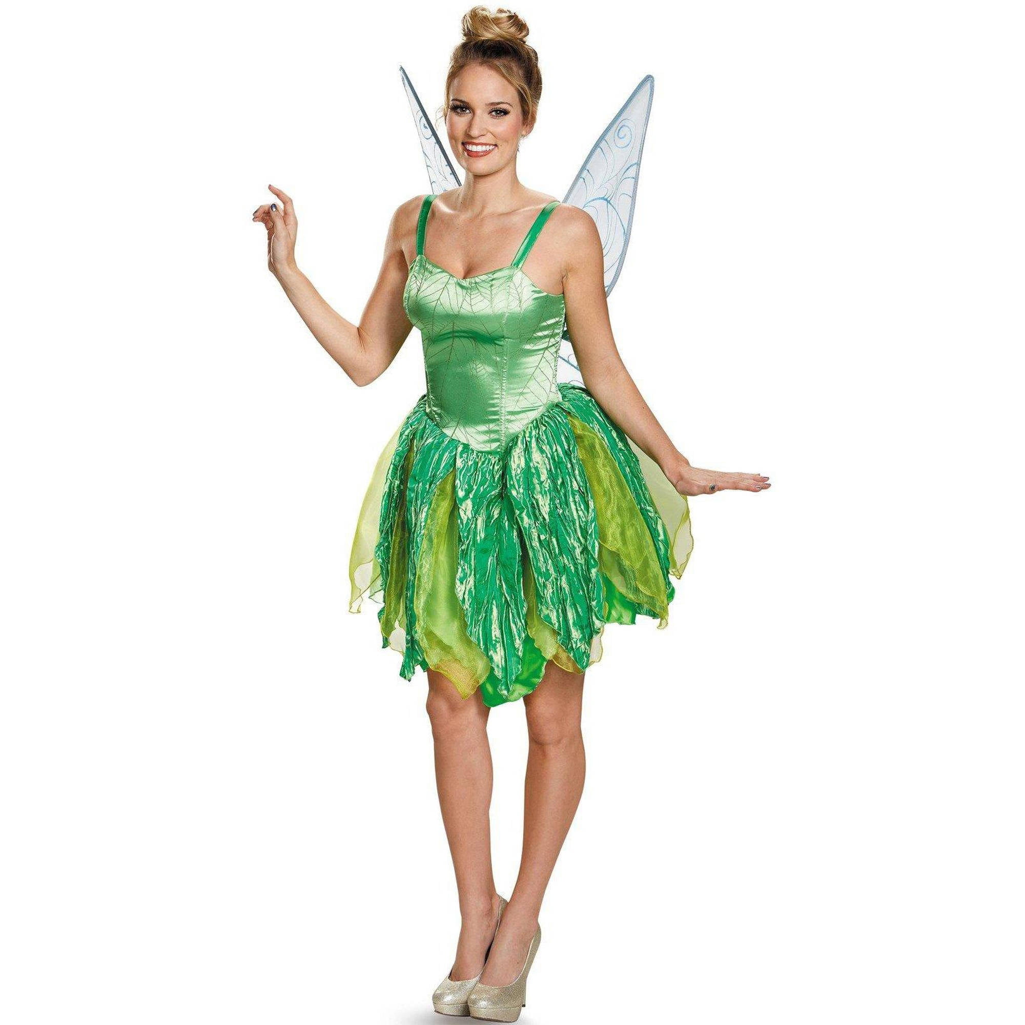 Disney Fairies Tinker Bell Prestige Womens Plus Size Adult Halloween Costume Xl