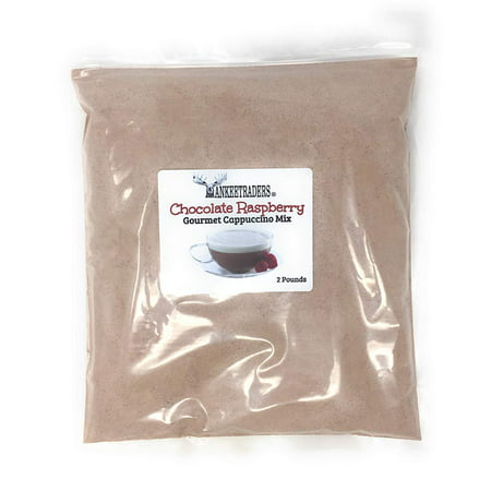 YANKEETRADERS Instant Chocolate Raspberry Cappuccino Mix, 2 Lb (Make Hot, Iced or