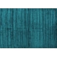 thumbnail image 1 of Ahgly Company Machine Washable Indoor Rectangle Abstract Turquoise Blue Contemporary Area Rugs, 4' x 6', 1 of 4