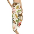 thumbnail image 2 of Xecao Monkeys in the Jungle Women's Straight Lounge Pajama Pants: The Epitome of Relaxed Sleepwear, 2 of 9