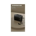 thumbnail image 4 of Panda 6501 Portable Tape AM/FM Radio Retro Cassette Music Player Walkman Tape Recorders with Loudspeaker 3.5mm Headphone Play, 4 of 5