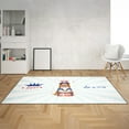 thumbnail image 2 of Happy 4th of July Patriotic Shetland Sheepdog Marching Band Uniform Balloons Fireworks Indoor Rug Sheltie Dog Lover Gifts Carpet Living Bed Room Sofa Home Decor - 13009, 2 of 5