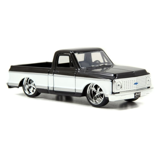 1972 Chevy Cheyenne Pickup Truck, Black - Jada Toys Just Trucks 97009 - 1/32 scale Diecast Model Toy Car (Brand New, but NOT IN BOX)