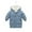 Denim Blue, variant on Esaierr 2-10Y Boys Girls Solid Color Winter Cotton Coats,Toddler Winter Coats,Kids Mid-Length Warm Cotton Jacket,Button Jacket Cotton Jacket,Zipper Button Warm Cotton Coats