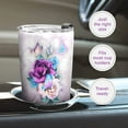 thumbnail image 3 of Daughter Gift from Mom - Gifts for Daughter - Mom and Daughter Gifts, Birthday Christmas Gifts for Daughter - 20oz Daughter Rose Stainless Steel Tumbler, 3 of 6