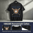 thumbnail image 6 of Men's 100% Cotton Short Sleeve Crewneck Graphic T-Shirt, Soft Breathable Moisture Wicking Casual Basic S-3XL, 6 of 7