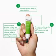 Murad Targeted Wrinkle Corrector - Hyaluronic Acid and Peptide Anti-Aging Cream, Instant Plumping - 0.5 oz