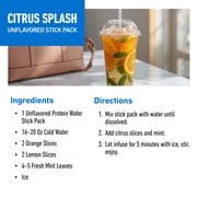 Isopure Clear Protein Powder with Electrolytes, Unsweetened Stick Pack, 6 Count
