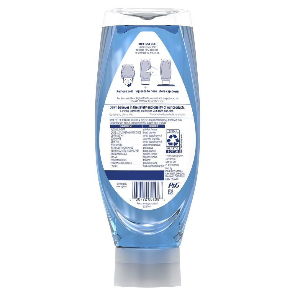 Dawn Ultra Original Scent Ez-Squeeze Liquid Dish Soap - 22 oz- Pack of 2