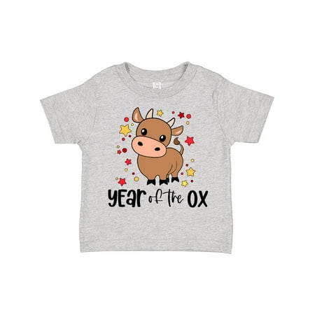 

Inktastic 2021 Year of the Ox Cute Gift Toddler Boy or Toddler Girl T-Shirt