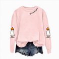 thumbnail image 4 of Godom Halloween Sweatshirts for Women Pumpkin Graphic Long Sleeve Tops Fall Winter Clothes Crewneck Cozy Outfits Pullover Fashion, 4 of 5