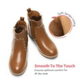thumbnail image 4 of DREAM PAIRS Girls Boots Low Heel Side Zipper Ankle Booties Little Kid/Big Kid, 4 of 6