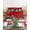 DarkRed, variant on Queen Size Fitted Sheet Set - Red Snowman Christmas 3 Piece Bedding Sets 16" Deep Pocket Fitted Sheet with 2 Pillowcases, Xmas Tree Snowflake Winter Birds Brushed Microfiber Hotel Luxury Bed Sheets