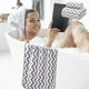 thumbnail image 5 of Baño, Organizadores y almacenamiento para el baño, Juego de toallas de lino suave de 2 piezas, 1 toalla de baño y 1 toallita, Juego de toallas para adultos, altamente absorbentes., 5 of 6