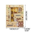 thumbnail image 2 of 6‑Piece Kawaii Stationery Set, Cute Stationery Mini Office Supply Kit, Including Pencils, Eraser, Ruler and Pencil Sharpener, Ideal Gifts for Hoilday(Yellow), 2 of 7