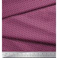 thumbnail image 2 of Soimoi Rayon Crepe Fabric Dot & Geometric Small Printed Craft Fabric by The Yard 46 Inch Wide, 2 of 3
