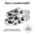 thumbnail image 6 of Fotbe Retro Rooster Pattern Women's Fuzzy Curly Fur Memory Foam Loafer Slippers Indoor Outdoor Slippers Winter Home Shoes-44/45, 6 of 7