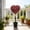2-Pink, variant on BingTong Boxwood Heart Topiary Outdoor, Valentine's Day Heart Shaped Topiary Trees, Artificial Decorations Ball Planter Pots with Bow Tie, Faux Fake Mini Greenery Indoor Porch Home Decor 1pcs-A