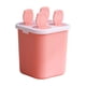 thumbnail image 2 of Molde de plástico para paletas heladas con tapa – Molde reutilizable de 4 cavidades para helados caseros, paletas de frutas y paletas de yogur congeladas., 2 of 6