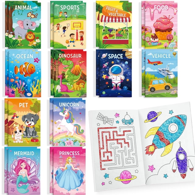 Libros para colorear BenLouis para niños, regalos de fiesta para niños de 2 a 4 a 8 a 12 años