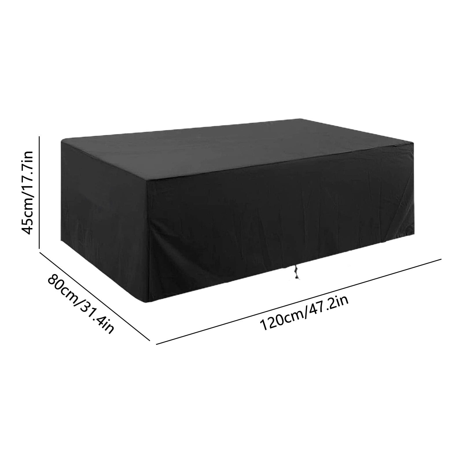 Lunxisen 3 Pcs Outdoor Table And Chair Covers Waterproof Windproof All Weather Protection Patio Furniture Covers For Garden Backyard(L)