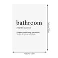 thumbnail image 3 of Yhsdtq, Funny Boho Bathroom Signs, Wall Artprint, Do Not Include Photo Frames, Rustic Decor, For Living Room, Humorous Home Decor, Stickerless Design, Modern Farmhouse, Minimalist Style, 3 of 7
