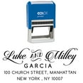 thumbnail image 1 of Custom Save The Date Stamp Wedding Invitation Self Inking Ink Stamper RSVP Address Personalized Rubber Stamp By Printtoo, 1 of 1