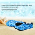 thumbnail image 3 of FIEWESEY Men Women Kids Water Shoes Barefoot Quick-Dry Beach Socks Yoga Swim Sports Exercise Socks For Swim Surfing Snorkeling Yoga Exercise (S,Camouflage Blue), 3 of 6